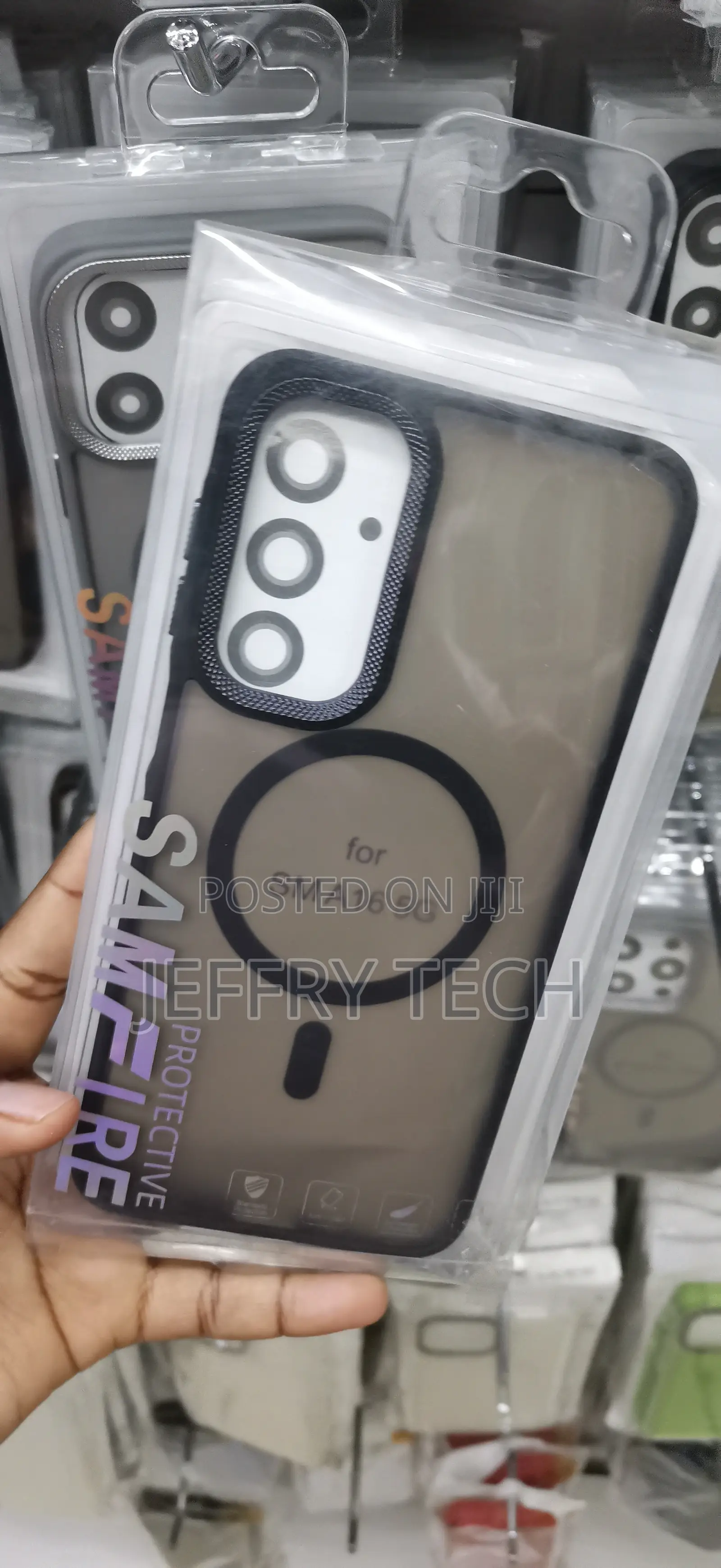 Samsung Galaxy A16 5g Black Shockproof Frame Case