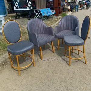4 Manicure Grey Chairs 