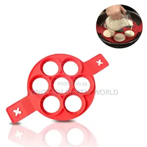 Silicone Pancake Egg Mold – 7‐Hole Non‐Stick Reusable