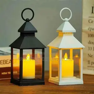 Antique Decorative Candle Holder Lantern, Nordic Style Metal Lantern