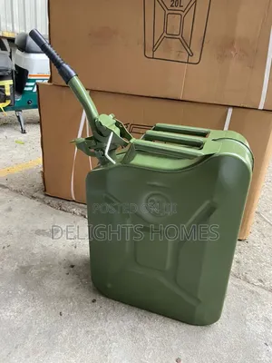 Heavy Duty Metallic Fuel Backup Jerican,_za