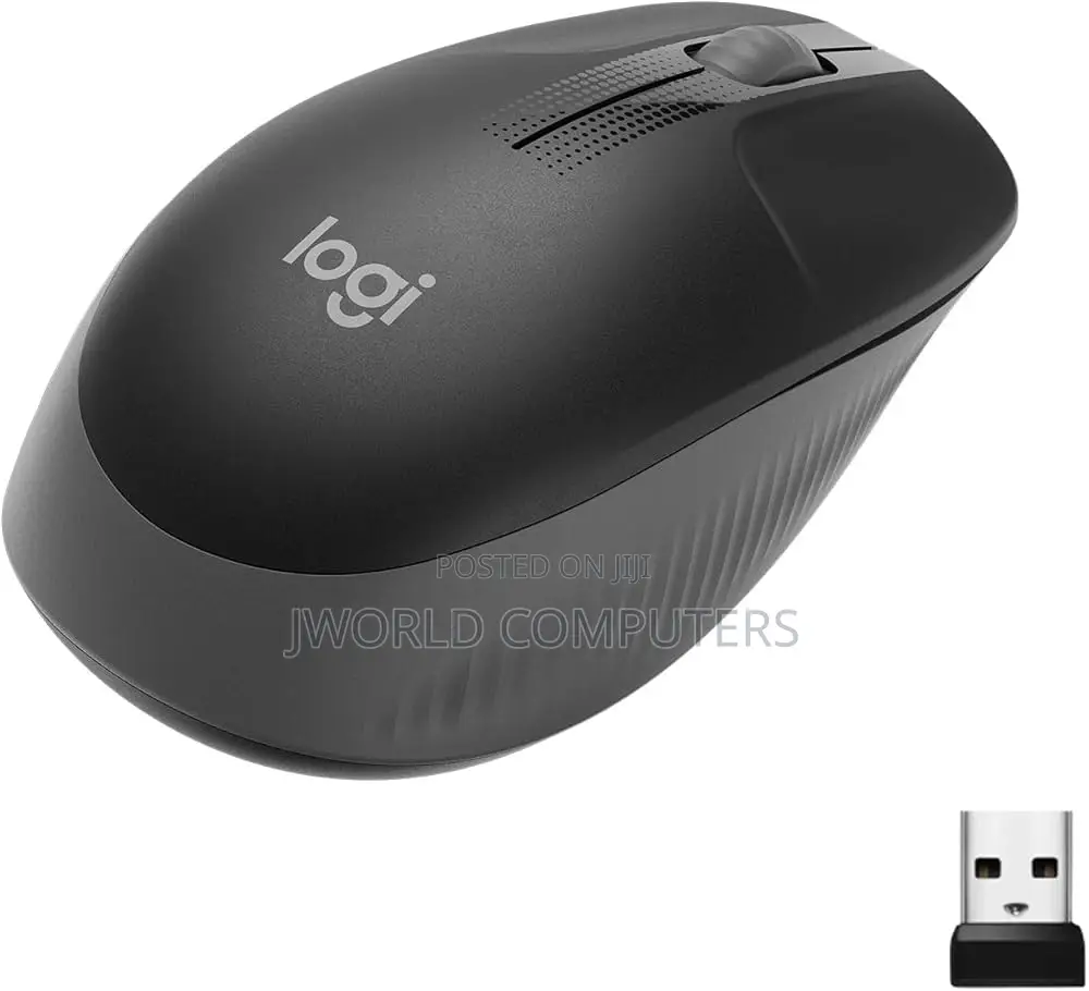 Logitech Wireless Mouse M190 - Full Size Ambidextrous Curve Design