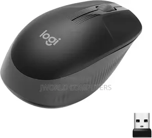 Logitech Wireless Mouse M190 - Full Size Ambidextrous Curve Design