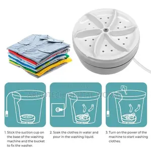 Mini Turbo Washer Usb Washing Machine for Underwear, Socks