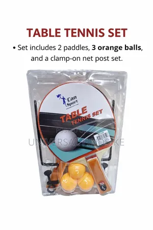 Professional Table Tennis Rackets Set With 3 Balls Net Posts
