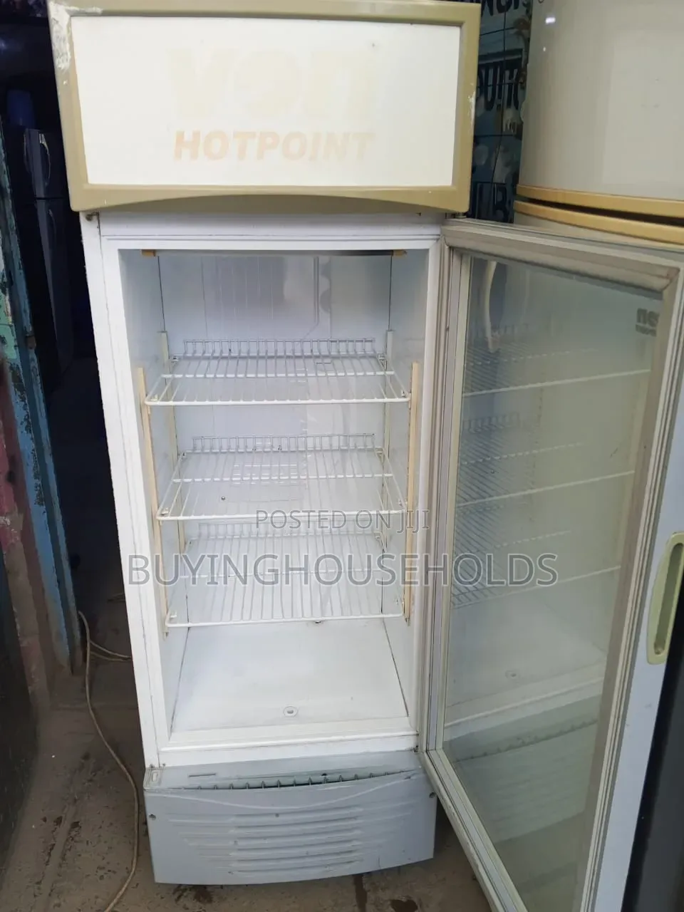 Von Hotpoint 210l Showcase Display Fridge