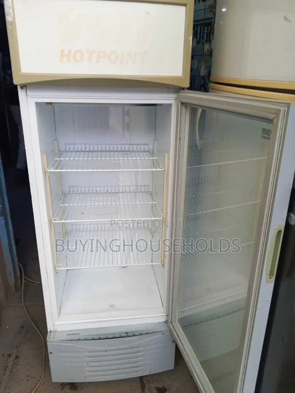 Von Hotpoint 210l Showcase Display Fridge