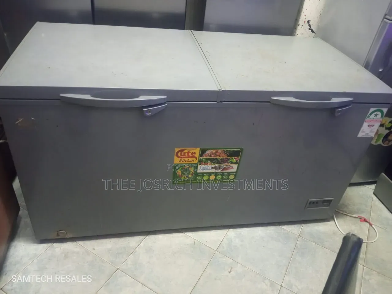 Cute Kitchen Deep Freezer Double Door