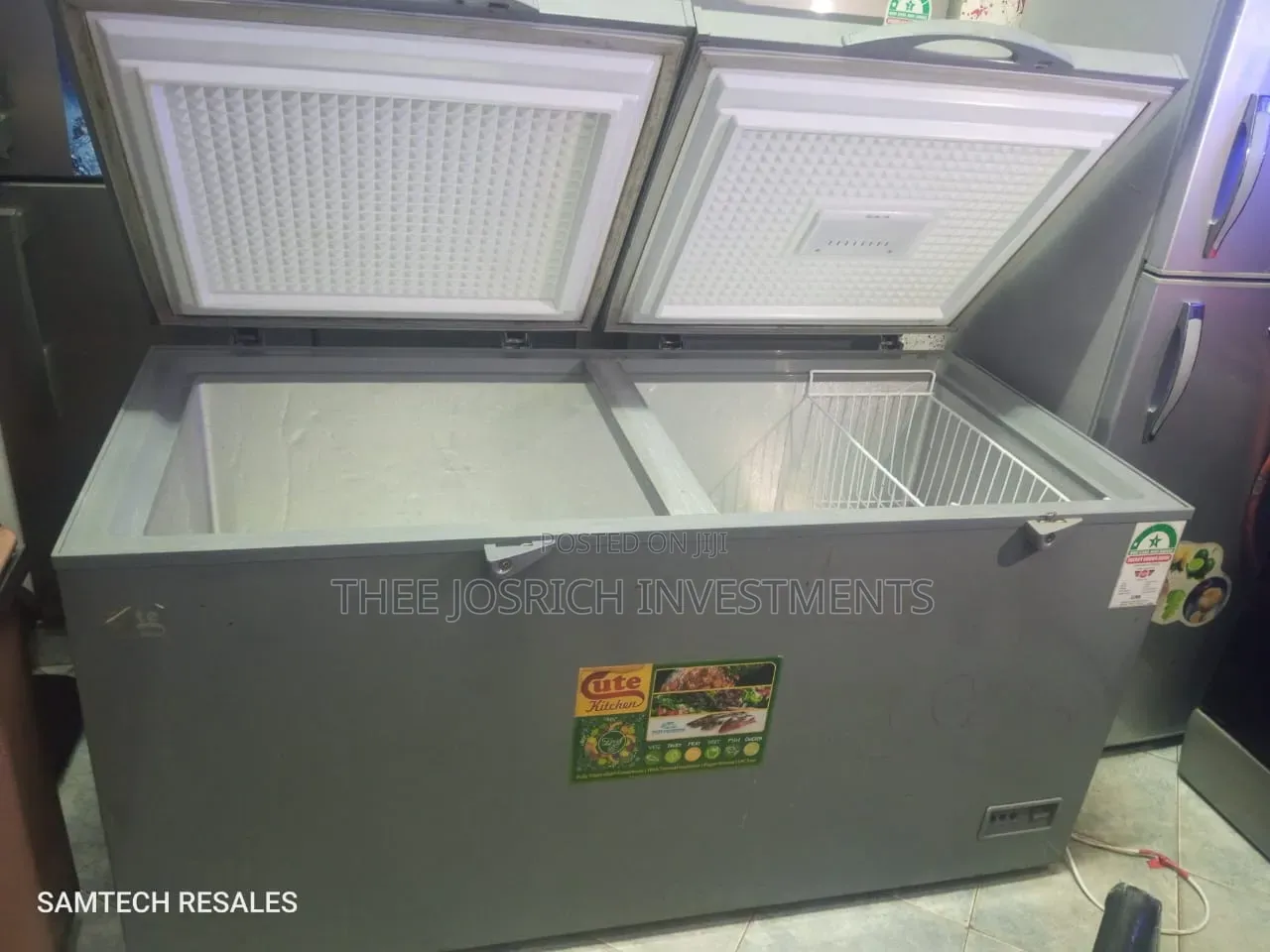 Cute Kitchen Deep Freezer Double Door