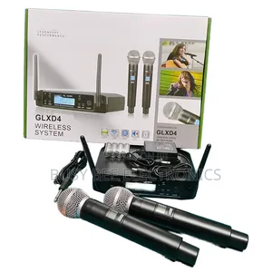 Glxd4 Cheap Price Uhf Dual Channel System Handheld Wireless