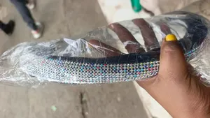 Multicolored Rhinestone Crystal With Dazzling Pattern Steering Cover