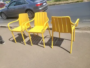 Bright Yellow Plastic Folding Y