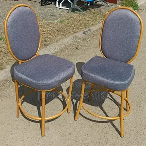 2 Light Grey Manicure Technician Chairs 