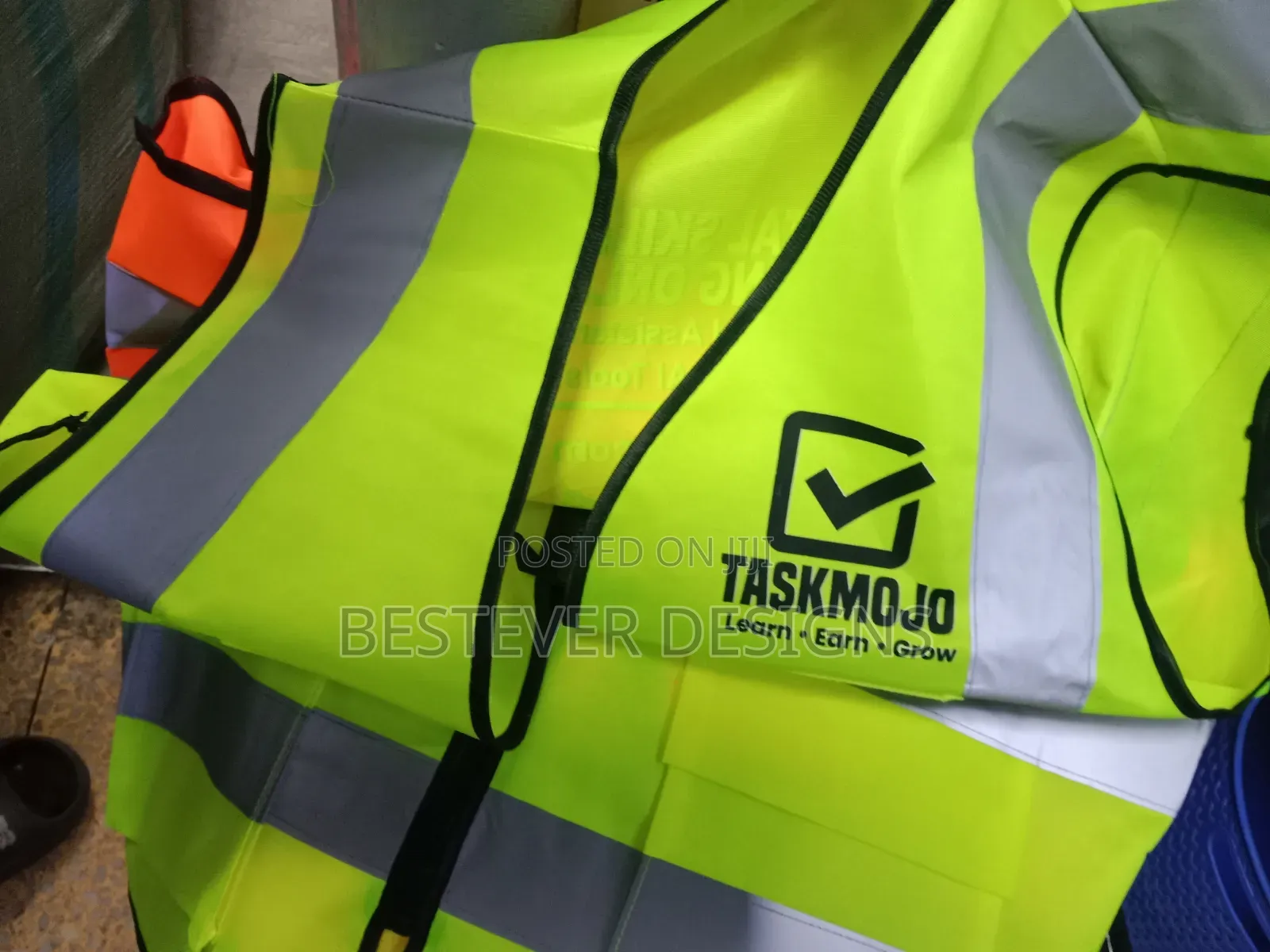 Luminous Green Reflector Jackets Printing