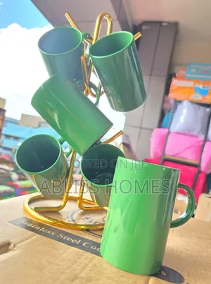 Green Long Cups