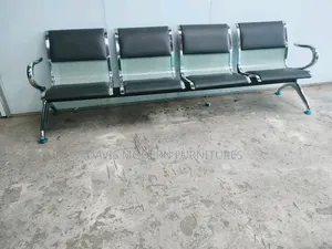 Four 4-Person Airport Waiting Bench