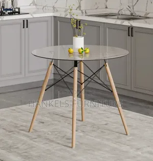 Round Glass Top Table