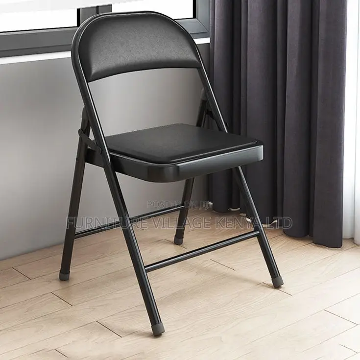 Black Foldable Study Seat