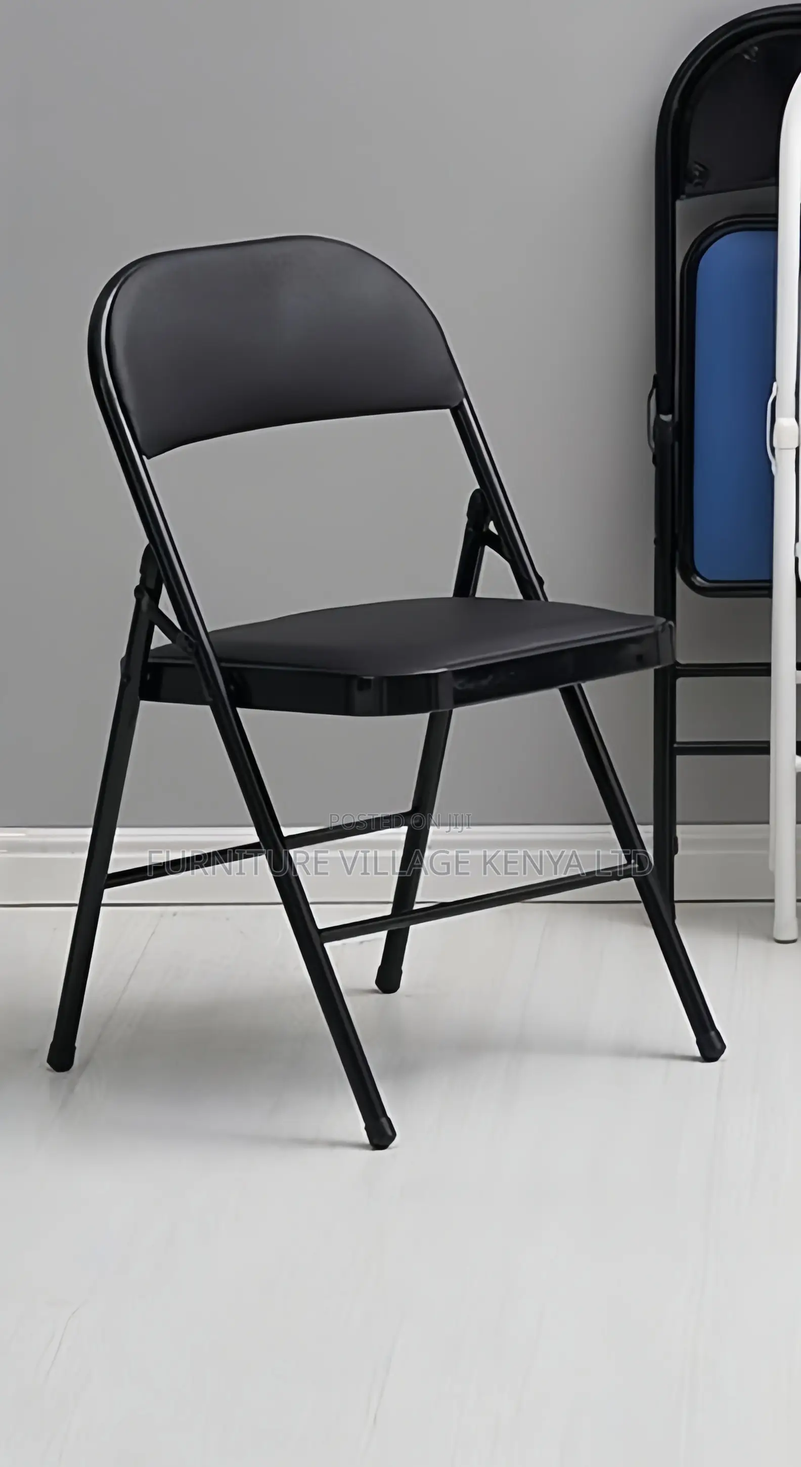 Black Foldable Study Seat