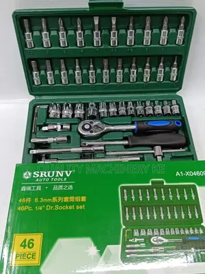 Standardized 46 Pieces Socket Wrench