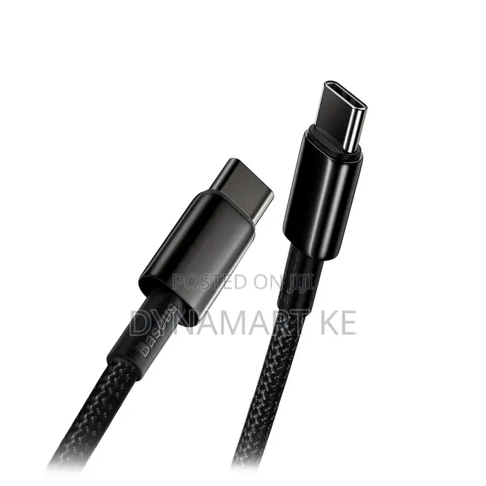 Baseus Usb Type C to C Cable 100w 2m 480mbps With E-Marker Chip