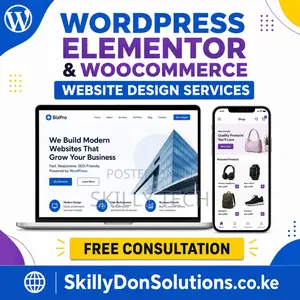 Wordpress, Elementor Woocommerce Website Expert