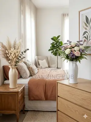 Plastic Long Nordic Style Vase (Hbc