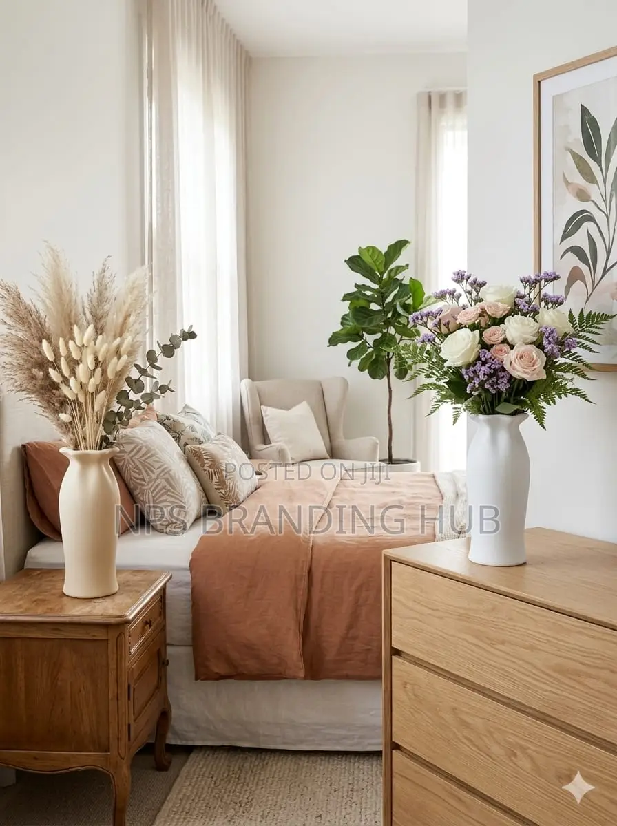 Plastic Long Nordic Style Vase (Hbc