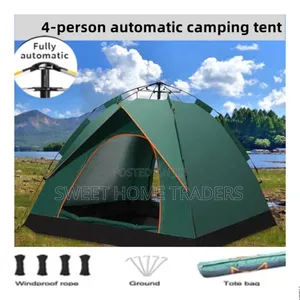 4 Persons Water Proof Pop Up Camping Tent in Portable Bag