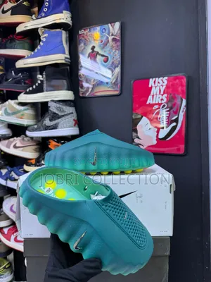 Nike Calm Mule “Geode Teal and Light Menta” Slides