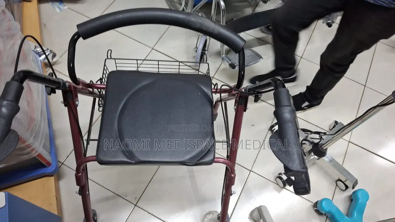 Rollator Walker With Seat and Brakes