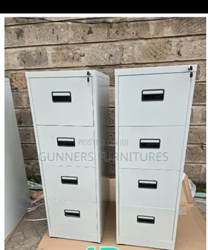 Metallic 4 Drawers Steel Filing Cabinet