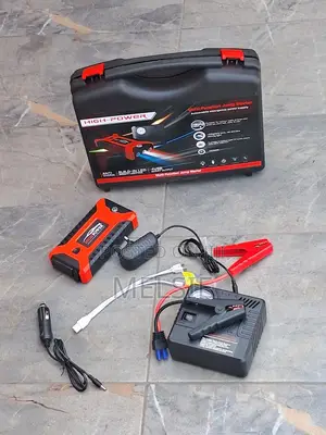 Compact Car Battery Jump Starter Travel Kit