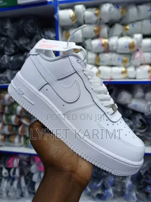 Nike Air Force 1 White Sneakers – Classic Stylish Casual Shoes