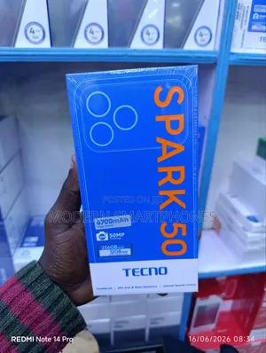 New Tecno Spark 50 128 GB Black