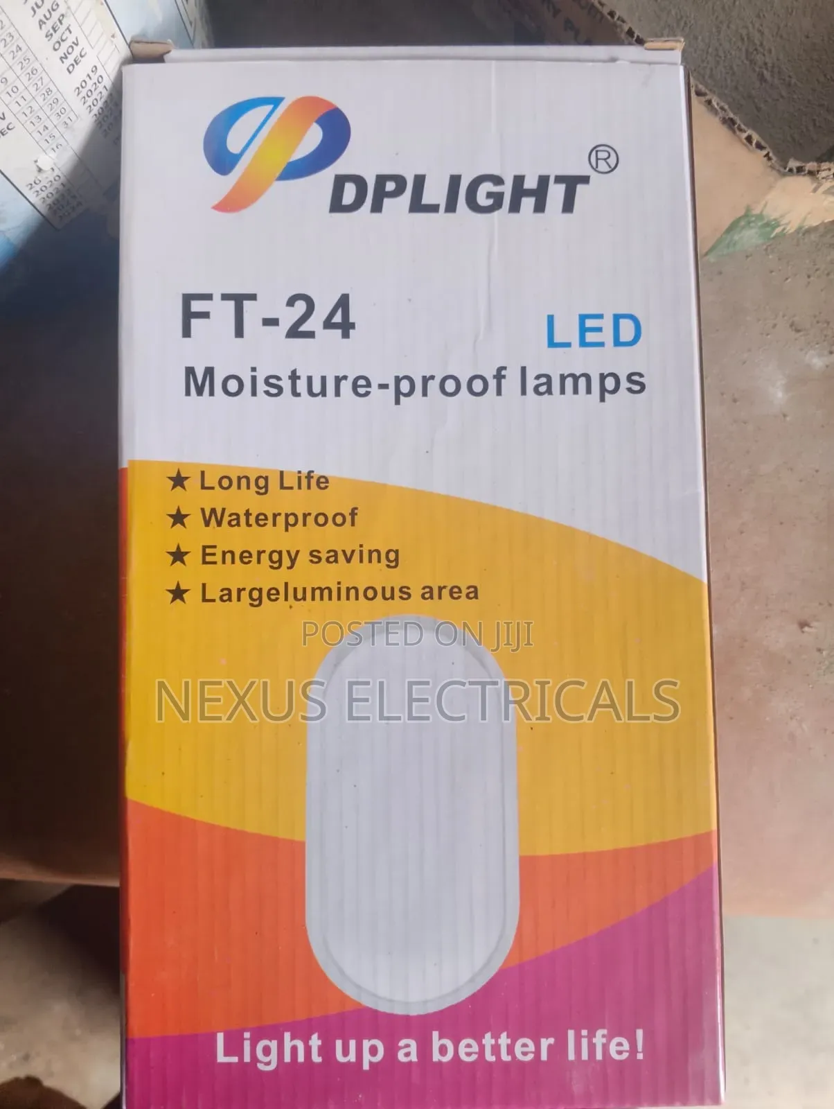 Bulkhead Moisture Proof Lamp Oval Dp