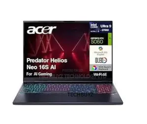 New Laptop Acer Predator Helios 16 16GB Intel Core Ultra 9 SSD 1T