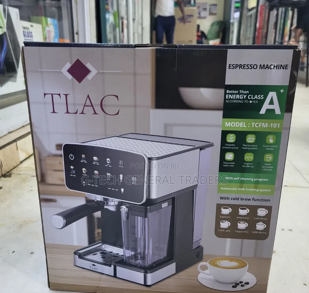 Tlac Espresso Coffee Machine Tcfm 101, 1.8l, Automatic
