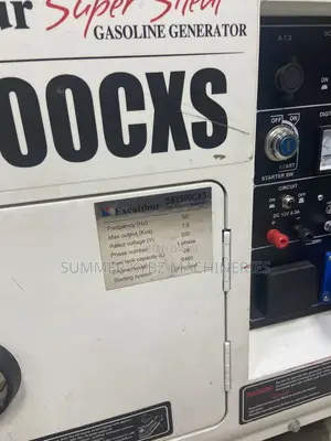 Excalibur Ss7500cxs / 7.5kva Super Silent Gasoline Generator