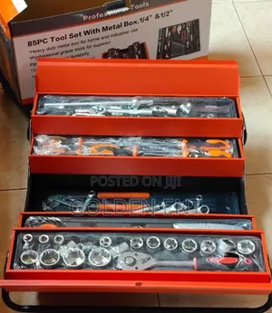 85pcs Mechanic Tool Box Set/ Spanner Tool Set With Metallic Box