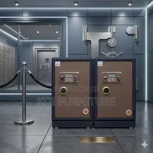 Office Safe; Fireproof Metallic Home Office Storage Safe