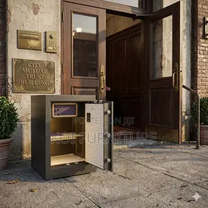 Office Safe; Fireproof Metallic Home Office Storage Safe