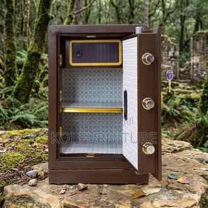 Office Safe; Fireproof Metallic Home Office Storage Safe