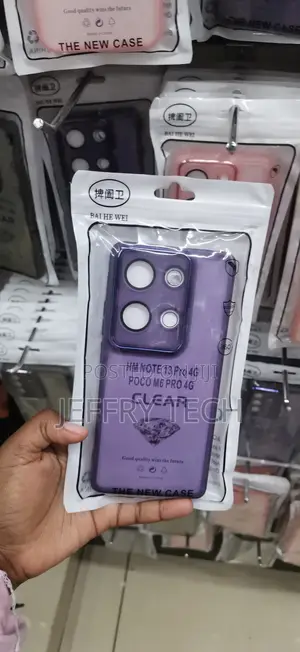 Xiaomi Redmi Note 13 Pro 4g Clear Purple Silicone Case