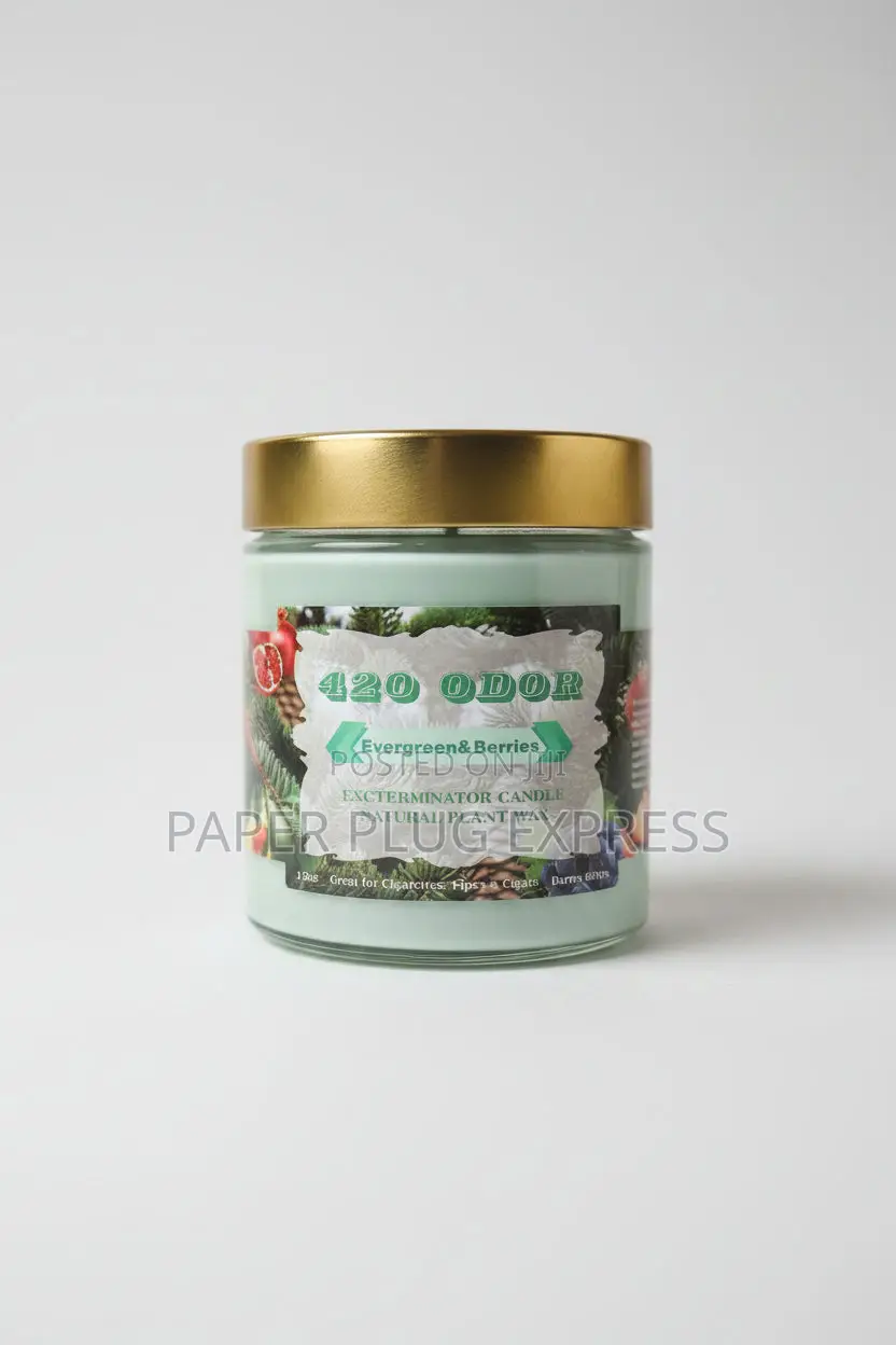 Smoke Odor Exterminator Candle - Evergreen Berries