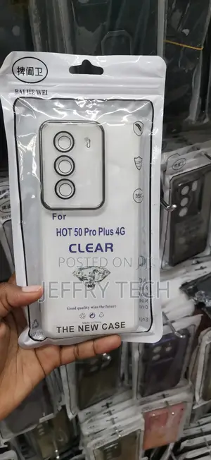 Infinix Hot 50 Pro+ 4g, Flexible, Shock-Absorbing Tpu Cover