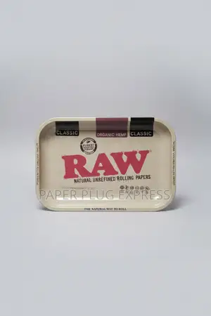 Raw Signature Rolling Trays Collection – Large 14" × 11" - Brown
