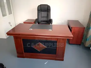 Office Mahogany Executive Desk-140cm
