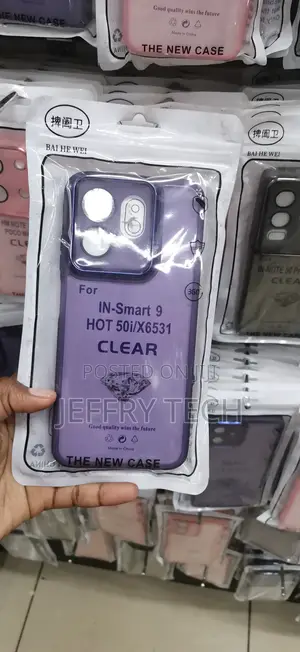 Infinix Smart 9 Shock-Absorbing Bumper Edges Cover