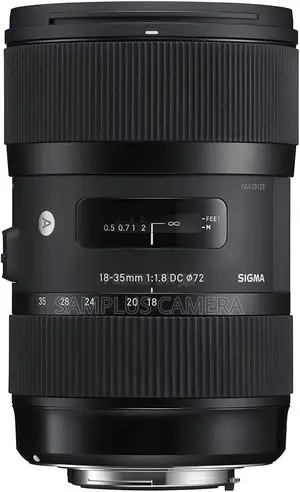 Sigma 210101 18-35mm F1.8 Dc HSM Lens for Canon Aps-C DSLRS (Black)